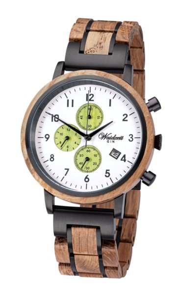 Herrenuhr Waidzeit Chronograph Gin Lover Cucumber