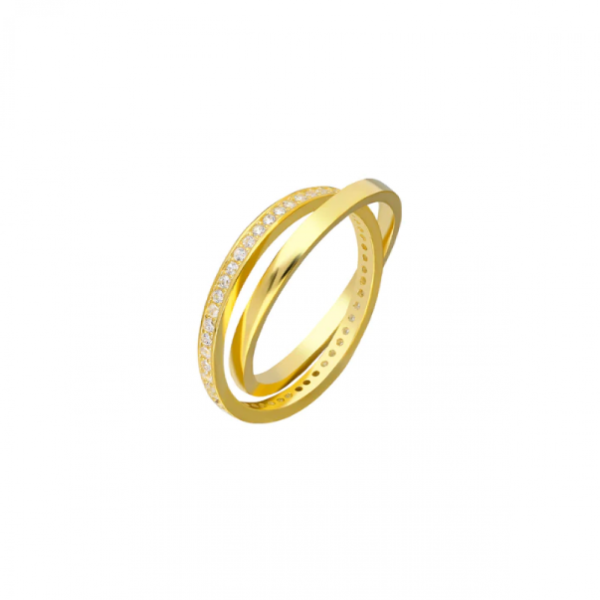 CIRCLE ZIRKONIA RING