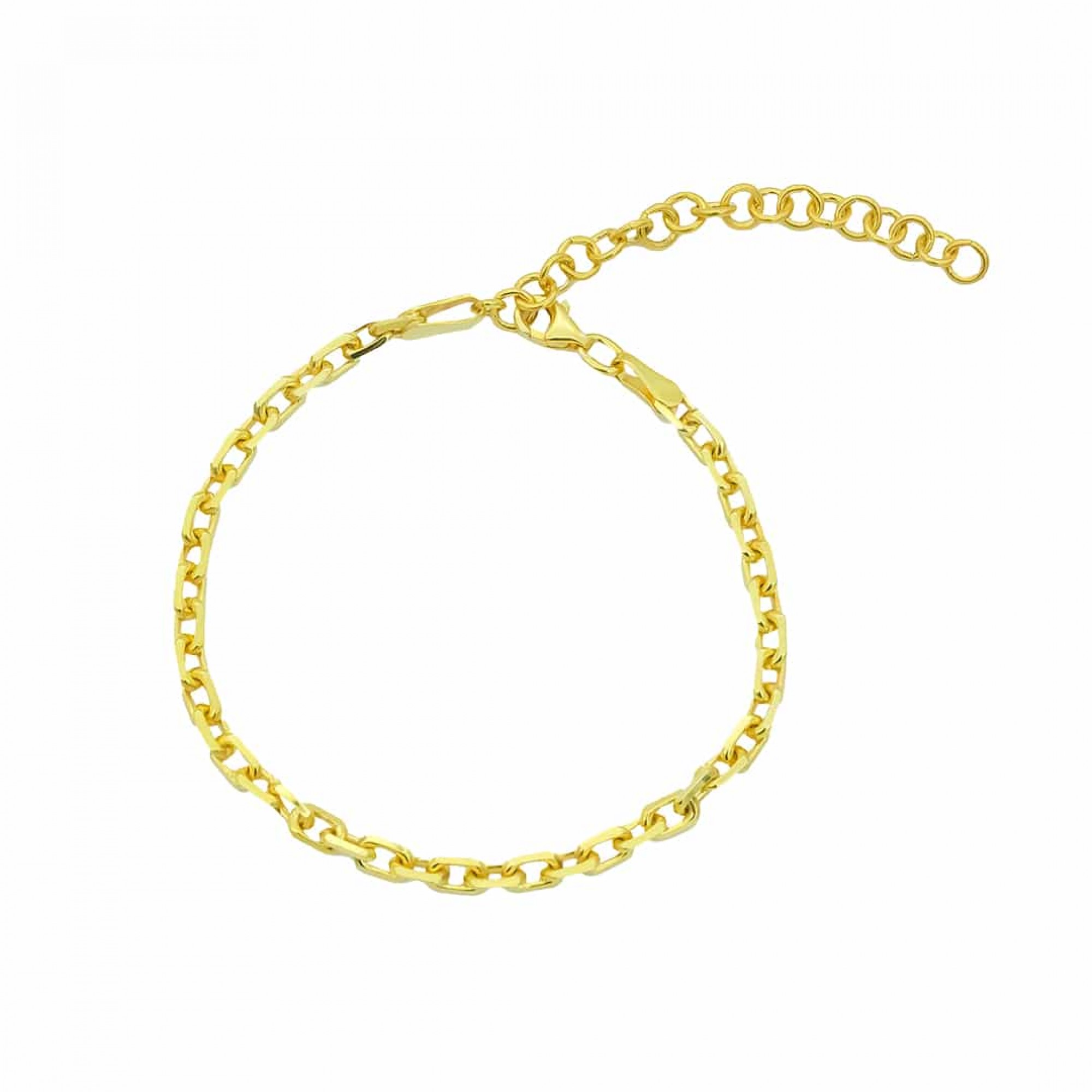 Silber Armkette/Armband Silber Gold FashionJuwelier 925 ideal - Armschmuck oder als in Geschenk