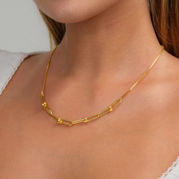 Halskette 925er Silberschmuck Damenschmuck mit Farbauswahl ideal als Geschenk