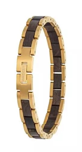 Element Armband Waidzeit Mooreiche Gold