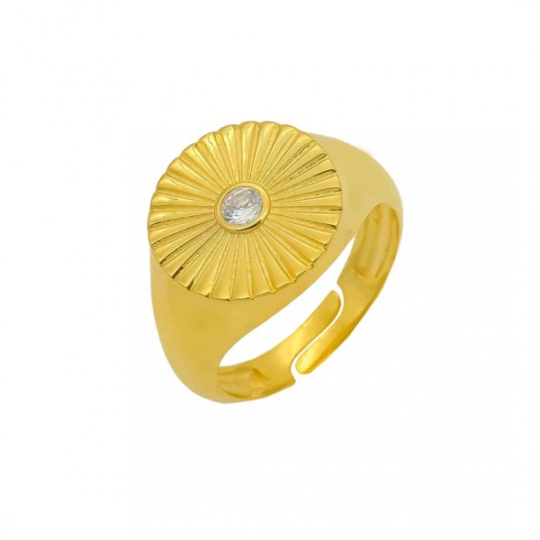 Daisy Solitaire Ring