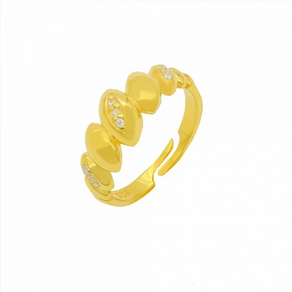 Shell Design Zirkonia Ring 925er Silberschmuck Damenring Farbauswahl