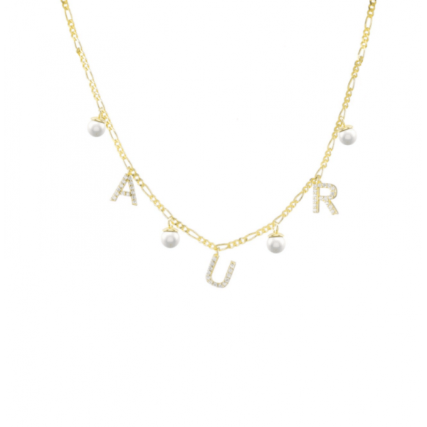 Pearl Chocker Zirkonia Halskette