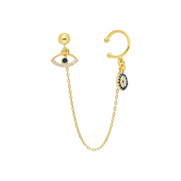 Jeffrey Earring Mit Earcuff