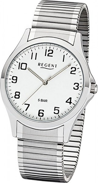 Regent Armbanduhr Quarzuhrwerk Analoganzeige Mineralglas - deutsche Uhrenmarke Zeitlos und Modern