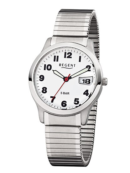Regent Armbanduhr mit Mineralglas und Edelstahlband - deutsche Uhrenmarke Zeitlos und Modern