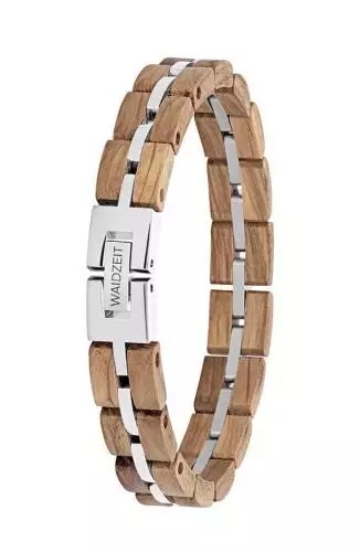 Element Armband Waidzeit Whisky silberfarben