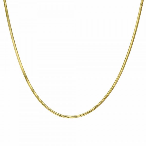 Schlangenkette Silber 925 Halskette mit Farbauswahl in Silber, Gold, Rosé