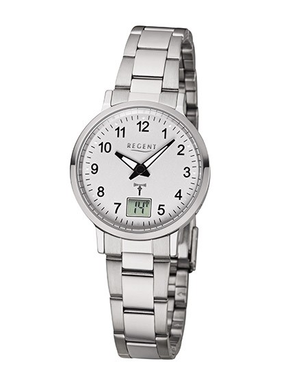 Regent Funkuhr mit Mineralglas Armbanduhr - deutsche Uhrenmarke Zeitlos und Modern
